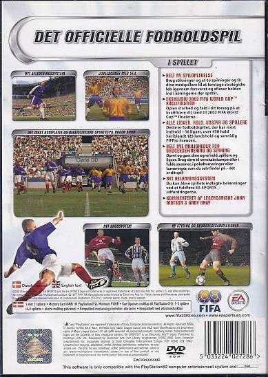 FIFA Football 2002 - PS2 (B Grade) (Genbrug)